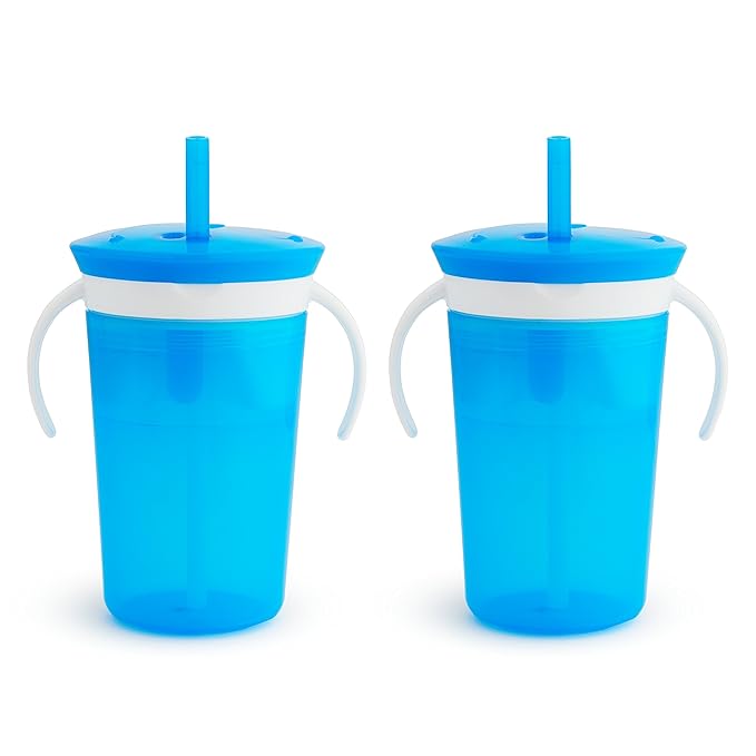 Vaso con Pajita 2-en-1 SnackCatch & Sip