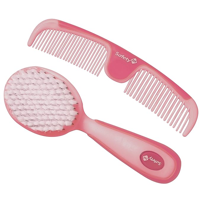 Cepillo y Peine Easy Grip Rosa