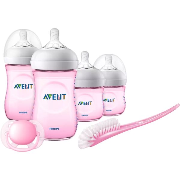 Set Recién Nacido Avent Natural Rosa de 6 piezas –