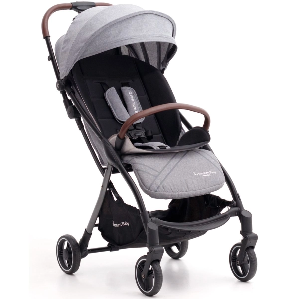 Carrito Complus Autoplegable Gris/Negro/Chocolate