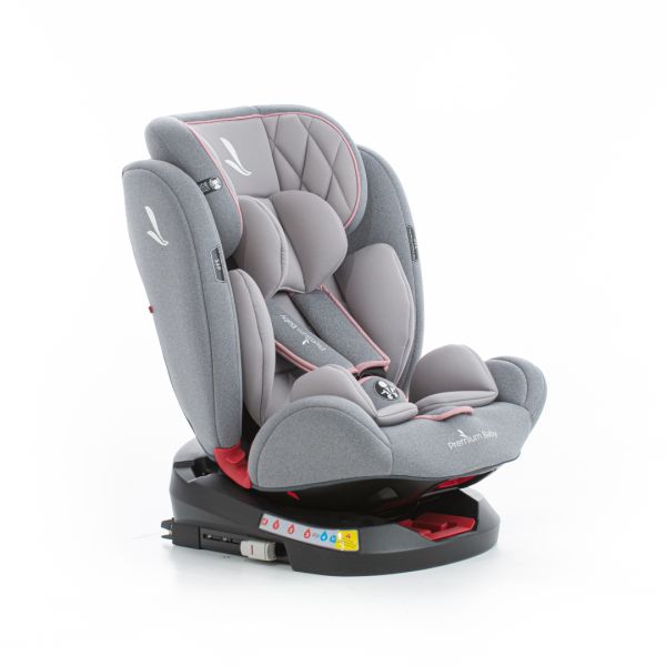 Asiento para Auto Twist 360° 2.0 Gris/Rosa