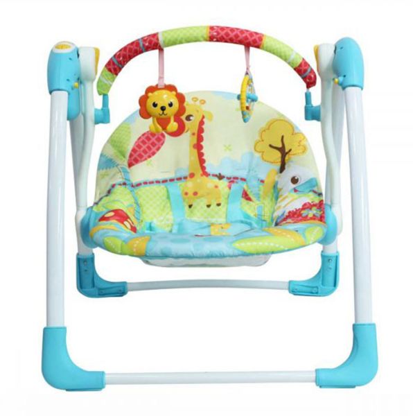 Hamaquita Eléctrica Portable Swing Celeste