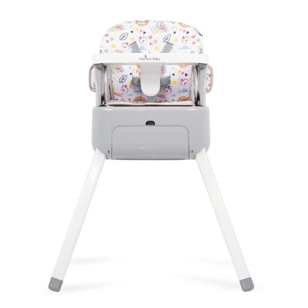 Silla de Comer 3-en-1 Bony Gris