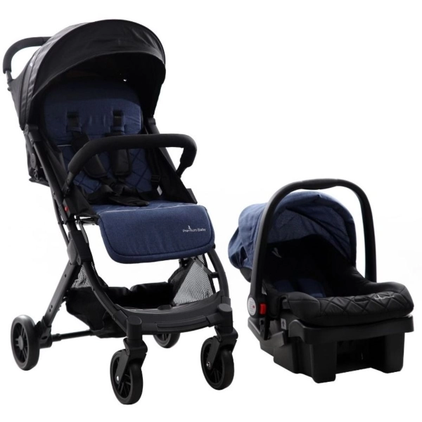 Carrito Ultracompacto c/ Baby Seat Argus Azul