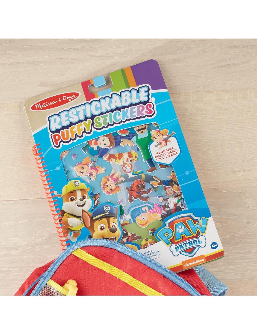 SET DE STICKERS ESPONJOSOS REUTILIZABLES PAW PATROL