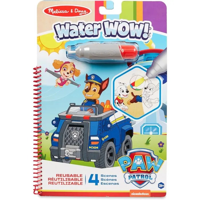 LIBRO P/PINTAR REUTILIZABLE WATER WOW PAW PATROL