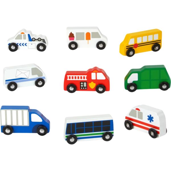 SET VEHICULOS URBANOS DE 9 PIEZAS