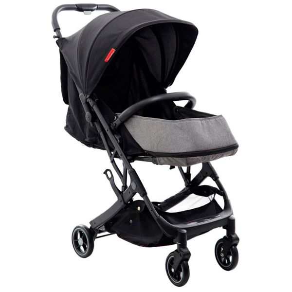 Carrito Ultracompacto Comfort Negro/Gris