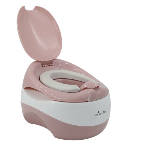 Entrenador para Baño 3-en-1 Rosa