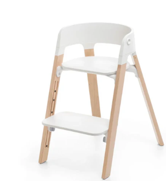 STOKKE STEPS WHITE/NATURAL